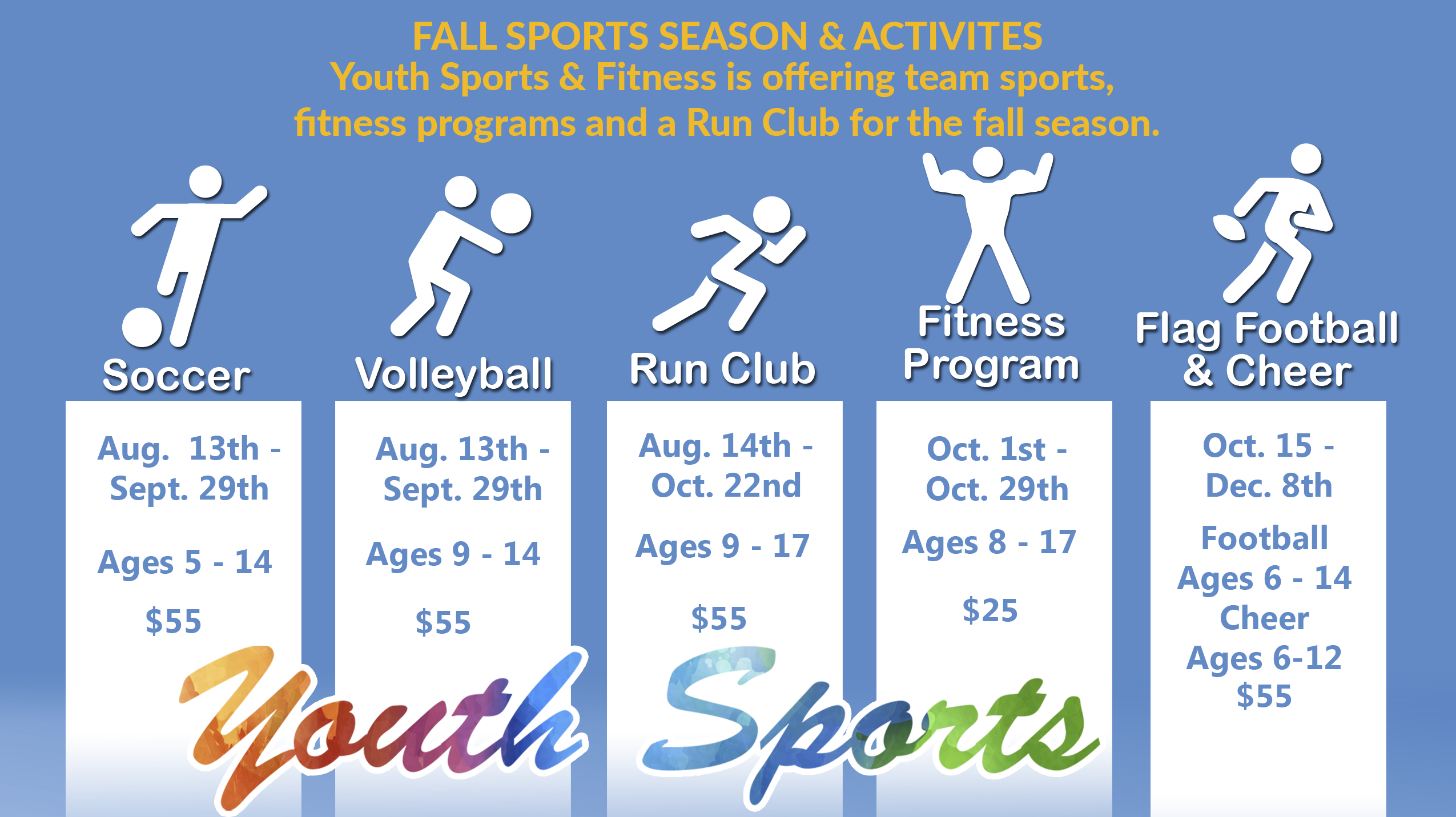 Youth Sports Season Calendar